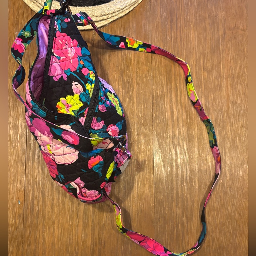 NWT! Vera Bradley Go Ahead Convertible Crossbody Bag in the Hilo Meadow pattern.